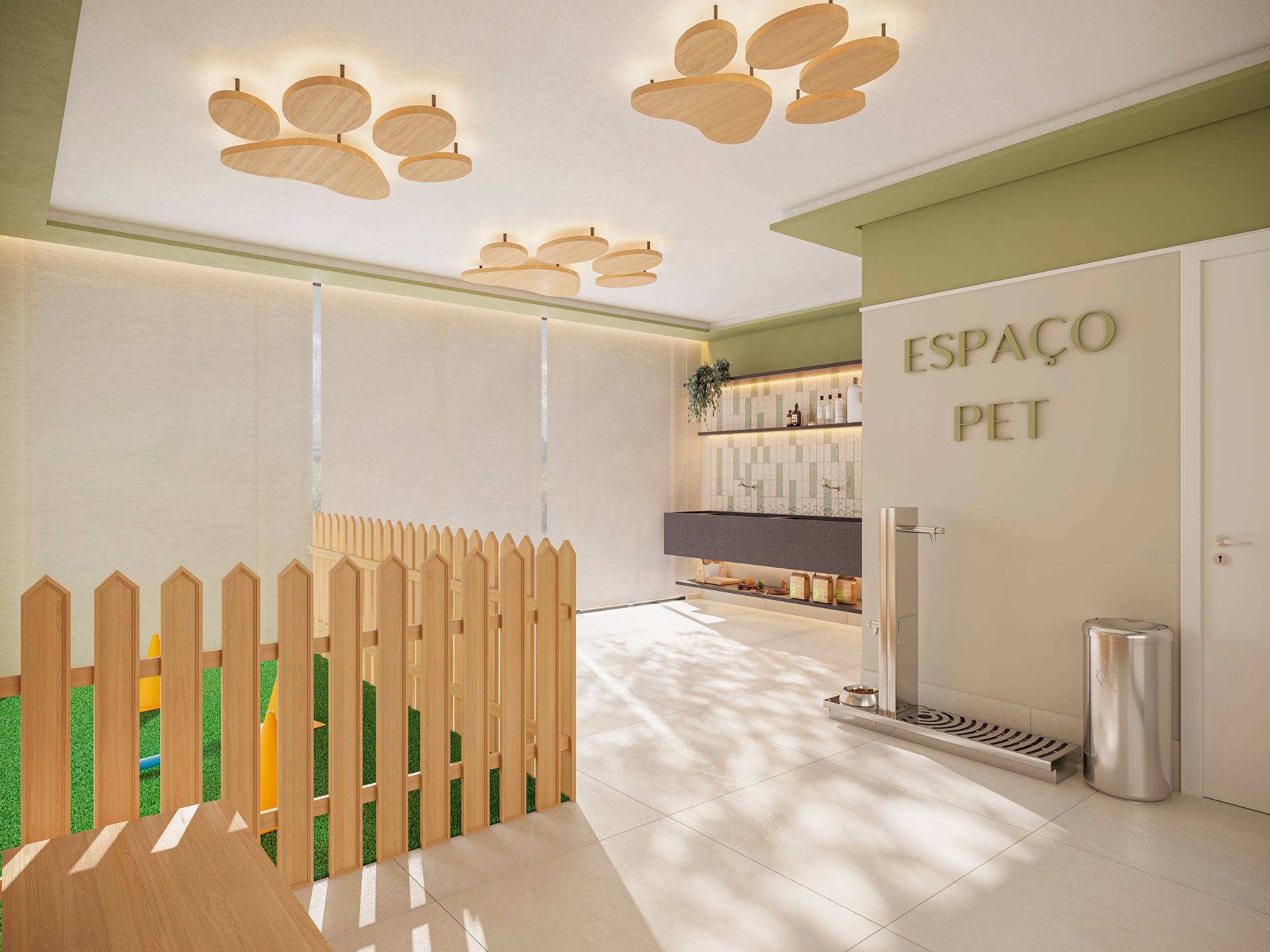 Espaço Pet do condomínio Chácara Bernadette